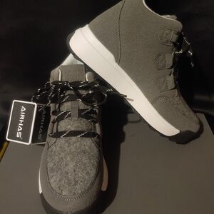 AIRHAS Women's 7 Snow Boot Dark Gray